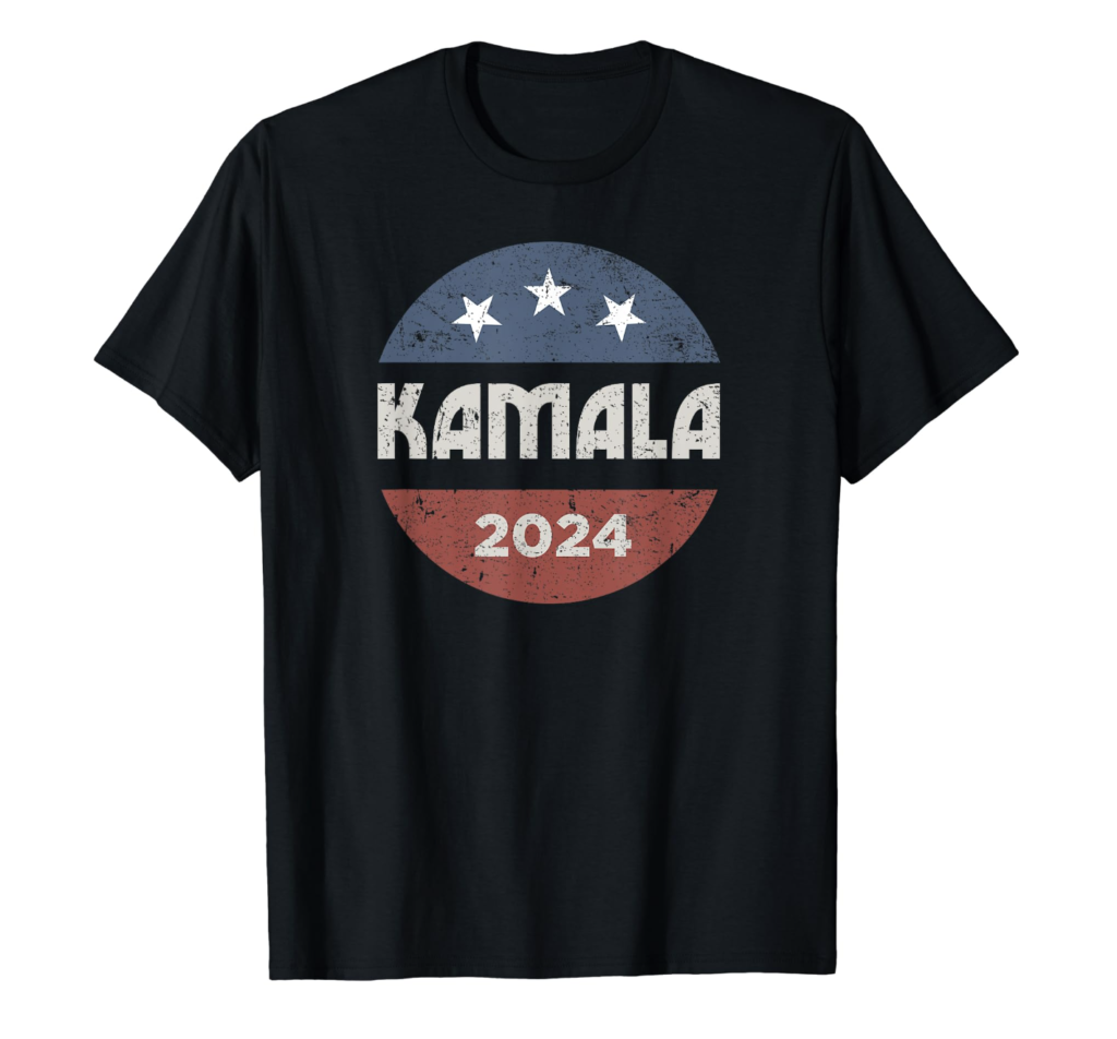 Kamala Harris 2024 For President Campaign T-Shirt